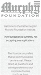 Mobile Screenshot of murphyfoundation.org